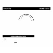 CENTRIC PARTS Centric 111.08110 Premium Brake Shoes-Preferred 111.08110
